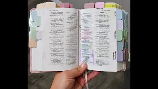 Creating a prayer Bible - supplies overview