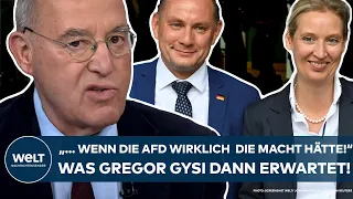 DEUTSCHLAND: "... wenn die AfD wirklich die Macht hätte!" Die eindringliche Warnung von Gregor Gysi