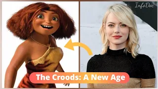 Actors Voice Behind The Croods A New Age ~ The Croods A New Age Cast ~ Emma Stone ~ #TheCroods2Cast