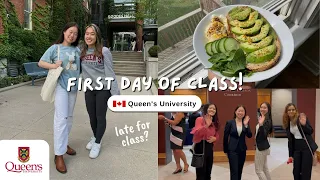 REALISTIC first day of uni class // Queen's Commerce // 2nd year // recruiting + late to class??