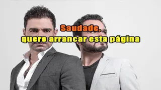 Zezé Di Camargo e Luciano - Saudade | Versão Estúdio (Karaokê)