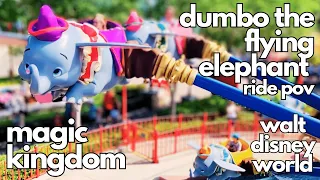 Dumbo the Flying Elephant Ride POV at Walt Disney World Magic Kingdom 2023