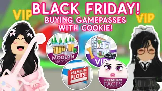 *BUYING GAMEPASSES* In Adopt me!😱🛍️ Spending our robux during*BLACK FRIDAY*