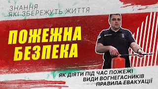 Пожежна безпека | Як діяти під час пожежі та види вогнегасників