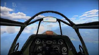 Manual engine control and trimming a Mustang - War Thunder - Air Sim