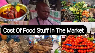 Raw Market Vlog: Current Prices Of foodstuffs In Nigeria 🇳🇬