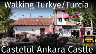 Plimbare prin Castelul Ankara ~ 🇹🇷 Turcia ~ 4K