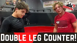 Counter the DOUBLE LEG with the NOLF Roll!!