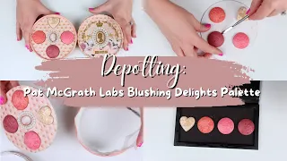 Depotting The Pat McGrath Labs Blushing Delights Palette!