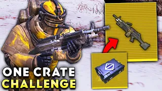 Legendary M249 *ONE CRATE CHALLENGE* on NEW MAP! - PUBG Metro Royale