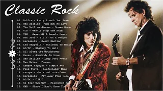 Classic Rock Songs 60s 70s 80s | The Rolling Stones, AC/DC, Aerosmith, Scorpions. The Beatles...