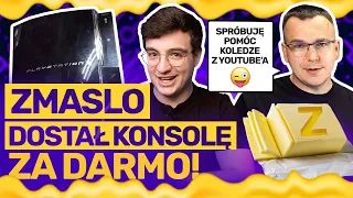 @ZMASLO  DOSTAŁ konsole ZA DARMO! Trzeba jej pomóc💪🫡