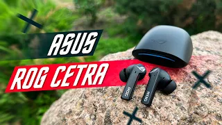 ЦАРЬ В МИРЕ ИГРОВЫХ УСТРОЙСТВ 🔥 БЕСПРОВОДНЫЕ НАУШНИКИ ASUS ROG CETRA ANC TWS IPX4 27 часов с боксом