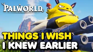 Things I Wish I Knew Earlier In Palworld (Tips & Tricks)