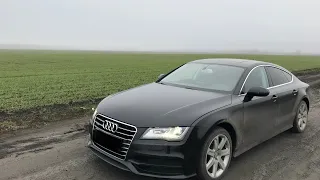 Дизельная Ауди А7 3.0 TDI/Audi a7 3.0 TDI.Часть2 .Дорога в Москву.