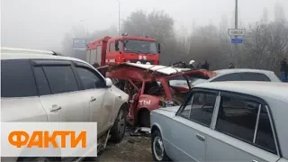 Вщент роздавили легковика – під Одесою зіткнулися 11 автомобілів