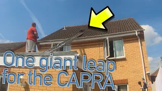 The first run of the Axial Capra is an unusual one... CRAWLING OVER THE HOUSE