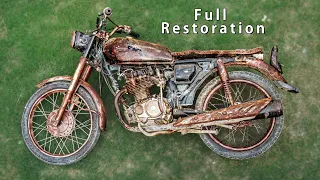 Full Restoration - Scrap Motorcycle to Fully Electric Future Bike