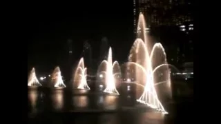 Танцующий фонтан Дубаи район Downtown Burj Dubai