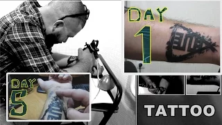 Tattoo healing process day by day  Корочка при заживлении Процесс заживления тату