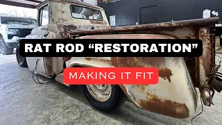 Tri-Five Pickup Restoration: Creative Bed Mounting Solutions