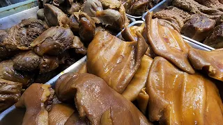 Marinated#GooseBreast #PigBelly #PigEars #Cuttlefish #Egg #HongkongStreetFood #ASMR  #香港美食 #旅游