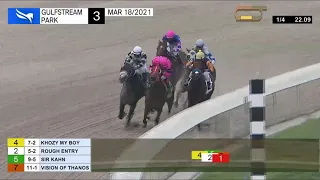 Gulfstream Park March 18, 2021 Race 3