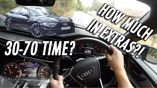 2019 Audi A6 45TFSI QUATTRO DRIVING POV/REVIEW // OPTIONAL EXTRAS!