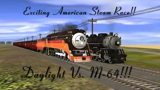 American Steam Race: Daylight Vs. M-64 (Viewer’s Request)