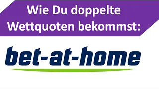 Bet at home doppelte Wettquoten 2020 👉 Bet at home doppelte Wettquoten 2020 Video + Sportwetten Tip