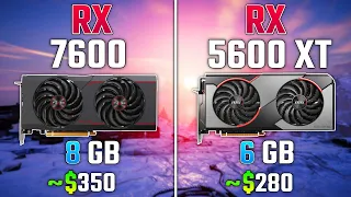 AMD RX 7600 vs RX 5600 XT | Test in 7 Games