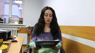 Адиюх читает на балкарском