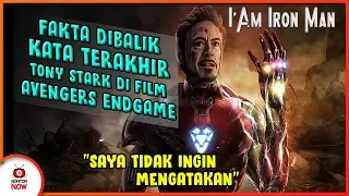 Fakta Dibalik Kata Terakhir Iron Man Sebelum Menjentikkan Jarinya !