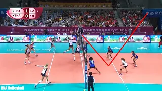 วอลเลย์บอล ตบโหด Best volleyball spikes part 1 | Super spikes | Amazing spikes