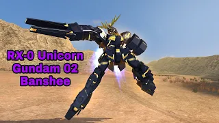 RX-0 Unicorn Gundam 02 Banshee Gameplay | Gundam Supreme Battle
