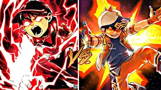 bobiboy thunderstorm vs boboiboy solar let see who is the strong 🤩