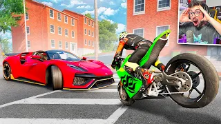 ACCIDENTES EXTREMOS DE MOTOS 💥 | BeamNG Drive