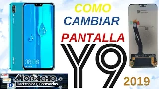 HUAWEI Y9 2019 Disassemble, Touch, Display, Battery, Teardown, Fingerprint, BackCover TUTORIAL