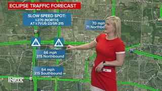 Total Solar Eclipse: Traffic forecast for Columbus, Ohio