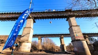 Let's fly - прыжки с веревкой с моста (urban ropejumping)