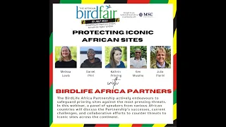African Bird Fair 2023: BirdLife Africa Partnership– Protecting Iconic African Sites (20/07/23)
