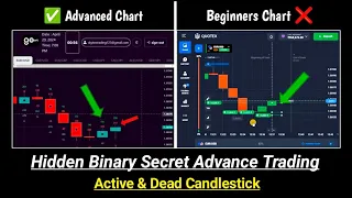 How To Trade With Live Active Candlestick with Secret Advance Chart /  #quotex #binarytrading