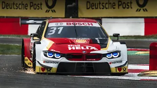 BMW F82 M4 DTM - sounds and sparks (2019 Zolder)