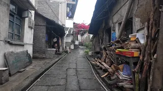 Fish Mouth(Yu Zhou) Town [4K HDR] | Forgotten Time ｜Old Houses | Stone Ladders | Reminders | ChongQ