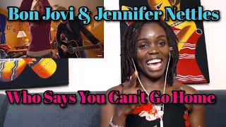 INCREDIBLE!Bon Jovi, Jennifer Nettles - Who Says You Can't Go Home (Official Music Video) | REACTION