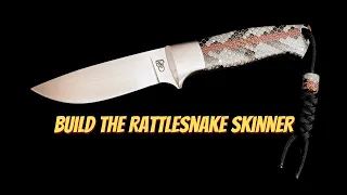 Making a stainless skinning knife with dovetailed bolsters