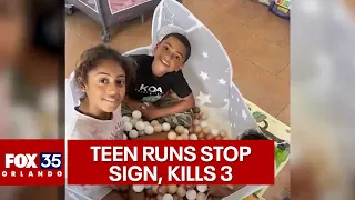 Florida teen allegedly runs stop sign, kills 3