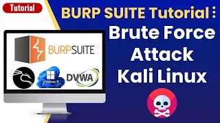 Web Application Security - Brute Force Attack using Burp Suite on Kali Linux (Urdu/Hindi)