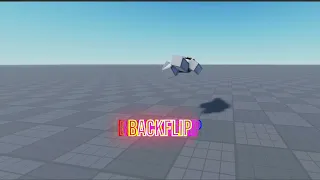 Robotic Backflip - Moon Animator