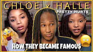 CHLOE AND HALLE - PRETTY HURTS COVER | HOW THEY BECAME FAMOUS!